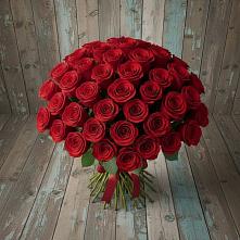 Букет 55 Красных роз Фридом #REPLACE_PRED# Дыгулыбгее