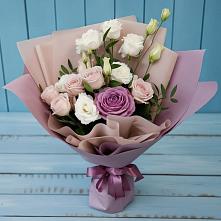 Букет цветов из:  Розы и Лизиантусы #REPLACE_PRED# Дыгулыбгее