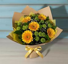 Букет цветов из:  Герберы и Хризантемы в Дыгулыбгее
