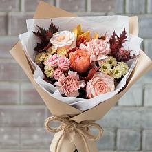 Букет цветов из:  Гвоздики, Хризантемы и Розы в Дыгулыбгее