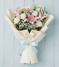 Букет цветов из:  Лилии в Дыгулыбгее
